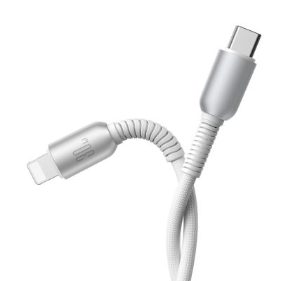 5. Joyroom S-A51 Cutting-Edge Series 30W USB-C - Lightning Kabel 1,2m - hellgrau
