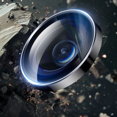 2. ESR Armorite gehärtetes Glas für iPhone 16 / 16 Plus Kamera – Schwarz