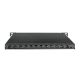 3. Digitus Patchpanel CAT 6A Slim, geschirmt, 12-Port, 0,5 HE, 10", Schwarz
