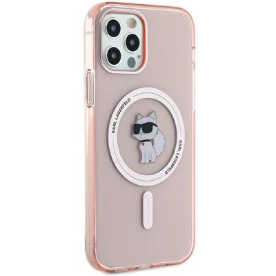 3. Karl Lagerfeld IML Choupette MagSafe Hülle für iPhone 12/12 Pro – Rosa
