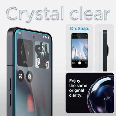 11. Spigen Glas.TR EZ Fit Panzerglas 2er-Pack für Nothing Phone 3 - Transparent