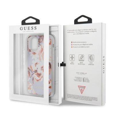 7. Guess GUHCN65IMLFL02 iPhone 11 Pro Max Flieder/Flieder N°2 Blumenkollektion