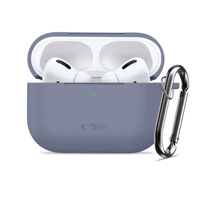 3. Tech-Protect Silikon-Hakenhülle für AirPods Pro – Blau