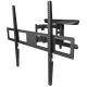 13. MACLEAN TV-WAND, max. VESA 800x600, 43-100", 80 kg, vertikale und horizontale Winkelverstellung, Profil 50-500 mm, Schwarz, MC-423