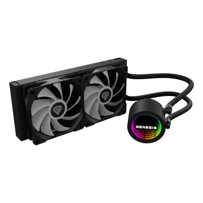 2. GENESIS WASSERKÜHLUNG HYDRIA 240 ARGB SCHWARZ