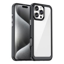 Outer Space Case mit Gelrahmen für iPhone 16 Pro – Schwarz
