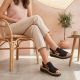16. Bequeme Rieker W RKR677 schwarze Sandalen