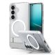 3. Spigen Ultra Hybrid S Mag MagSafe Hülle für Samsung Galaxy S26 – Transparent und Weiß