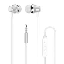 Dudao X10PRO kabelgebundener Kopfhörer, 3,5-mm-Klinkenstecker, In-Ear mit Fernbedienung – Weiß
