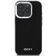 3. DKNY Plain Silver Logo MagSafe-Hülle für iPhone 16 Pro Max – Schwarz