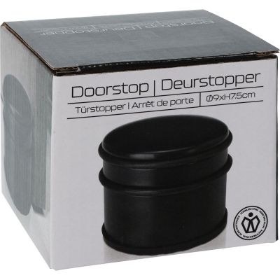 3. Türstopper 9 cm Schwarz
