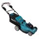 9. Makita DLM481Z Akku-Rasenmäher (Schiebemäher) in Schwarz, Blau und Metallic