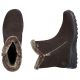 5. Rieker L7162-25 Wasserdichte, isolierte Damen-Ankle-Boots aus Leder, dunkelbraun