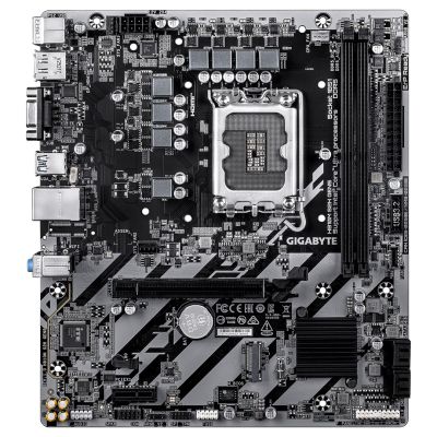 2. GIGABYTE H810M S2H GEN5 Mainboard Intel H810 LGA 1851 (Sockel V1) Micro-ATX