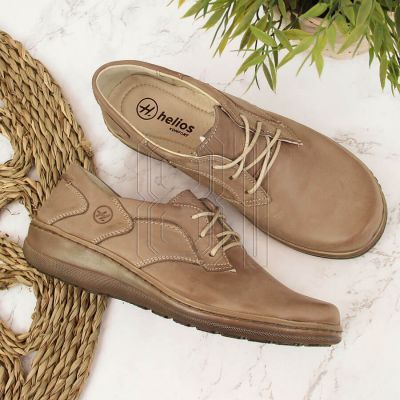 5. Helios W 715 bequeme Lederschuhe, beige 