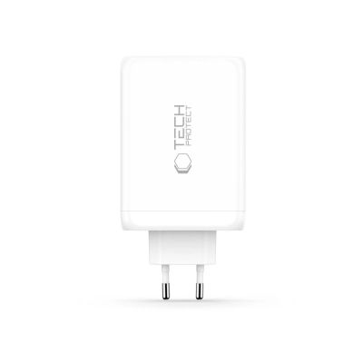3. Tech-Protect NC240W-GaN 4-Port 240W Wandladegerät – Weiß