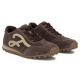 4. Damen-Lederschuhe, Wildleder-Sneaker, braun, Filippo DP7961