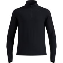 Herren-Midlayer mit Stehkragen ODLO ZEROWEIGHT WARM 1/2-Zip, schwarz