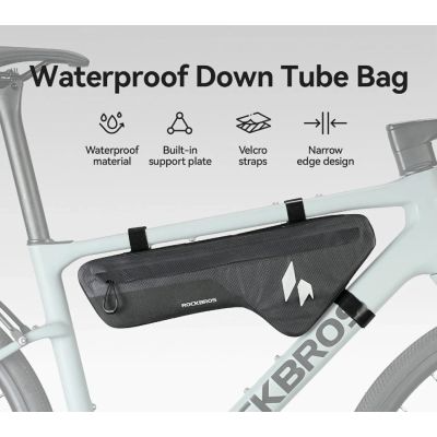 2. Rockbros Fahrradtasche für den Rahmen 30120135001 1,9 l