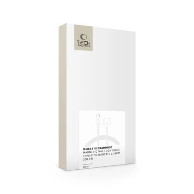 13. Tech-Protect MMC01 Ultraboost USB-C / USB-C MagSafe 3 140W 200cm Kabel für MacBook - Weiß