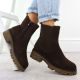 10. Braune Damen-Lederstiefeletten Chelsea-Boots Sergio Leone TR25733-S