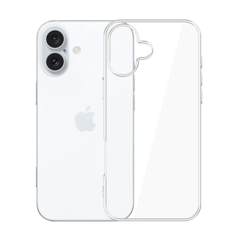 4. 3mk Clear Case für iPhone 16 Plus – transparent