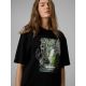 4. Locker geschnittenes Damen-T-Shirt mit Aufdruck 4F 4FRSS26TTSHF3706-20S