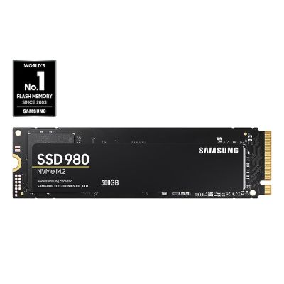 2. Samsung 980 500 GB M.2 2280 PCI-E x4 Gen3 NVMe SSD (MZ-V8V500BW)