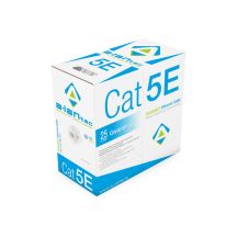 U/UTP-Kabel Kategorie 5e, Datenkommunikation, LSOH, DCA 4x2x24 AWG, 1 Gbit/s, 250 MHz, 25 Jahre Garantie, INTERTEK ETL-zertifiziert, grau, 305 m – ALANTEC