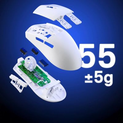 7. REDRAGON M918W & K1NG PRO MAX & Weiße Maus RF Wireless + Bluetooth + USB Typ-C