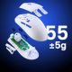 7. REDRAGON M918W & K1NG PRO MAX & Weiße Maus RF Wireless + Bluetooth + USB Typ-C
