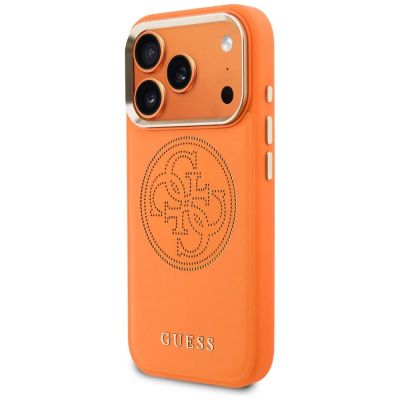 2. Guess Perforierte 4G MagSafe Hülle für iPhone 17 Pro - Orange