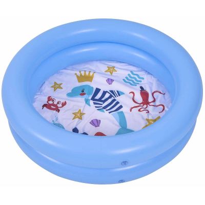 Kinderpool mit 2 Ringen, 76 x 20 cm, 57157, Blau