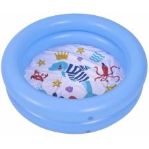 Kinderpool mit 2 Ringen, 76 x 20 cm, 57157, Blau