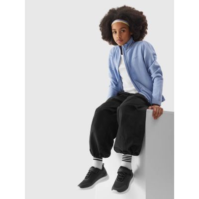 5. Regular Mädchenfleece mit Stehkragen 4F Junior 4FJWSS24TFLEF166-32S