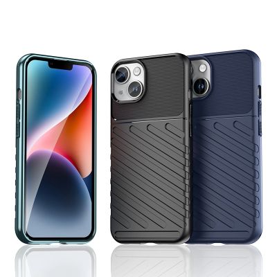 6. Gepanzerte iPhone 15 Plus Thunder Hülle – Schwarz