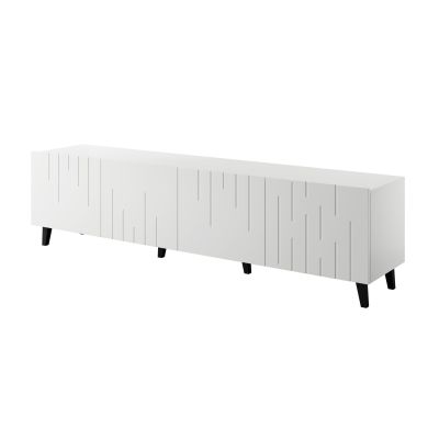 TV-Schrank BARI 200x42x52 weiß matt