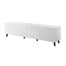 TV-Schrank BARI 200x42x52 weiß matt