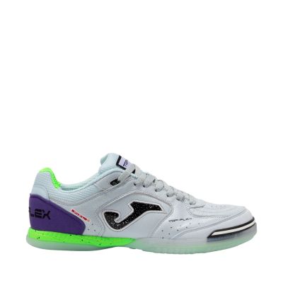 7. Joma Top Flex 2505 Hallenfußballschuhe weiß und lila TOPW2505IN