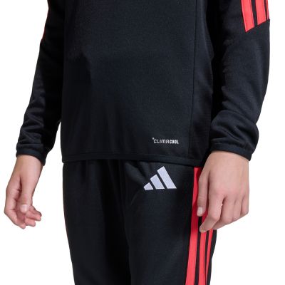 14. adidas Tiro 26 League Trainingsshirt für Kinder, schwarz, weiß und rot, JY7159