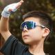 7. Rockbros Kinder-Fahrradbrille, polarisiert, UV-Schutz, Weiß