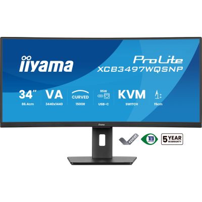 39. iiyama XCB3497WQSNP-B1 34"-Monitor - Flachbildschirm - 86,4 cm