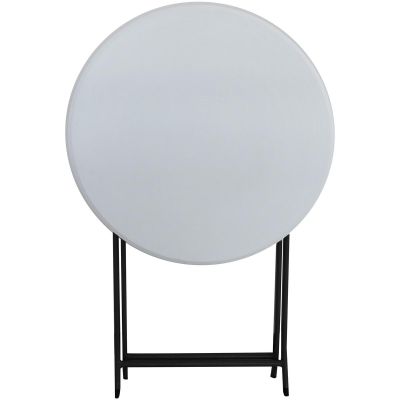 3. Klappbarer Balkontisch, weiß, 60 x 72 cm