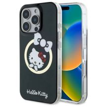 Hello Kitty IML Fun Bow Magsafe Hülle für iPhone 16 Pro – Schwarz