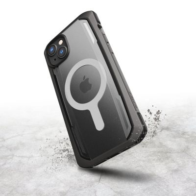 4. Raptic X-Doria Secure Case für iPhone 14 Pro Max mit gepanzerter MagSafe-Hülle schwarz