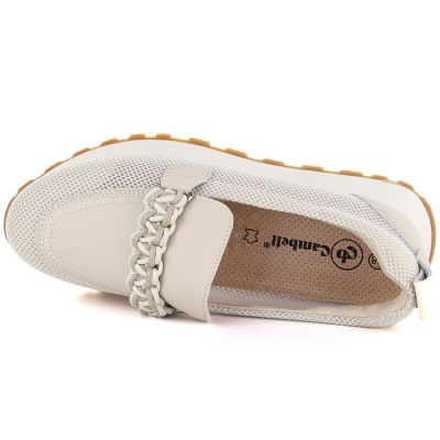 4. Potocki W WOL100B isolierte flache Stiefel, beige