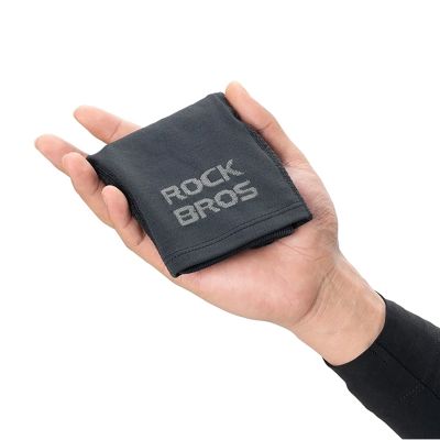 8. Rockbros LF25956 Nahtlose Strick-Radmütze – Schwarz