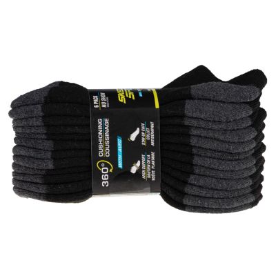 5. Skechers 6er-Pack No-Show-Socken S108264-BLK