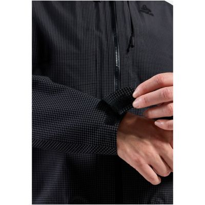 5. Damenjacke Odlo ASCENT 3L WATERPROOF Jacket Hardshell, schwarz