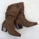 10. Braune Vinceza Wildlederstiefel 26-58597